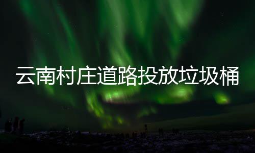 投放桶环境更道路美了垃圾云南村庄